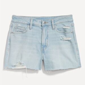 Curvy High-Waisted OG Jean Cut-Off Shorts